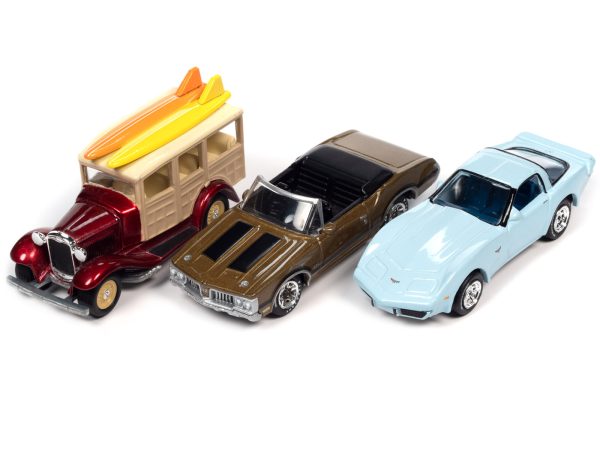 Johnny Lightning Collector's Tin 2023 Set of 6 Cars Release 1 Limited Edition 1/64 Diecast Model Cars by Johnny Lightning - Image 3