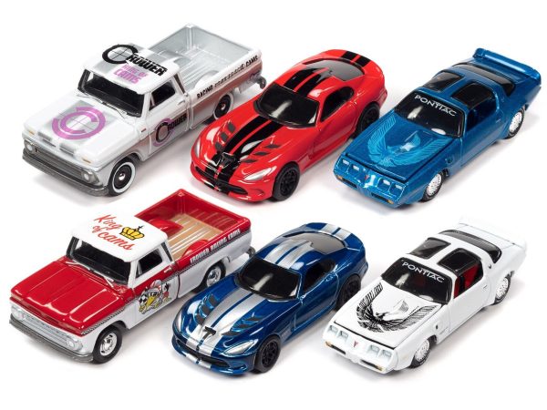 Johnny Lightning Collector's Tin 2023 Set of 6 Cars Release 2 Limited Edition 1/64 Diecast Model Cars by Johnny Lightning - Image 3