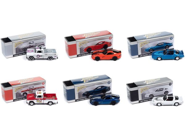 Johnny Lightning Collector's Tin 2023 Set of 6 Cars Release 2 Limited Edition 1/64 Diecast Model Cars by Johnny Lightning - Image 2
