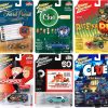 Pop Culture 2022 Set of 6 Cars Release 3 1/64 Diecast Model Cars by Johnny Lightning