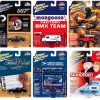 Pop Culture 2023 Set of 6 Cars Release 2 1/64 Diecast Model Cars by Johnny Lightning