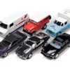 Pop Culture 2023 Set of 6 Cars Release 2 1/64 Diecast Model Cars by Johnny Lightning - Image 2