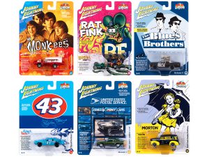 Pop Culture 2023 Set of 6 Cars Release 3 1/64 Diecast Model Cars by Johnny Lightning