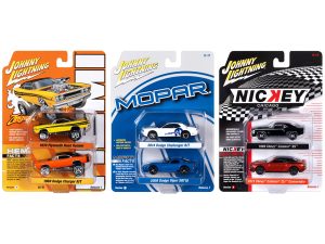 Johnny Lightning "2-Packs" 2023 Set A of 6 pieces Release 1 1/64 Diecast Model Cars by Johnny Lightning