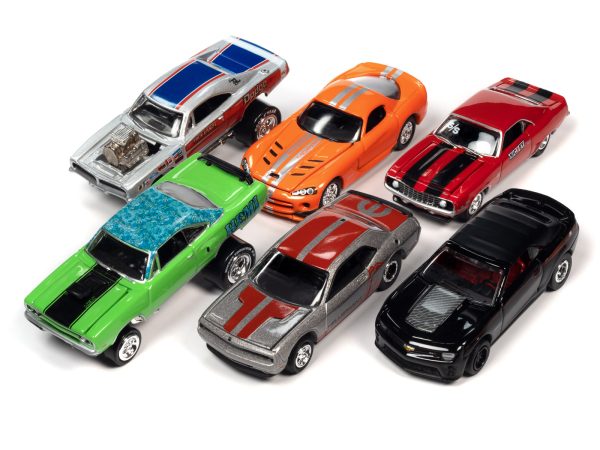 Johnny Lightning "2-Packs" 2023 Set B of 6 pieces Release 1 1/64 Diecast Model Cars by Johnny Lightning - Image 2
