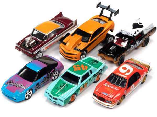 "Street Freaks" 2022 Set A of 6 Cars Release 2 1/64 Diecast Model Cars by Johnny Lightning - Image 2