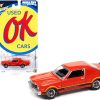 1976 Plymouth Volare Road Runner Spitfire Orange with Stripes "OK Used Cars" Series Limited Edition to 18056 pieces Worldwide 1/64 Diecast Model Car by Johnny Lightning - Image 2