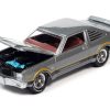 1976 Plymouth Volare Road Runner Silver Cloud Metallic with Stripes "OK Used Cars" Series Limited Edition to 18056 pieces Worldwide 1/64 Diecast Model Car by Johnny Lightning