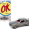 1976 Plymouth Volare Road Runner Silver Cloud Metallic with Stripes "OK Used Cars" Series Limited Edition to 18056 pieces Worldwide 1/64 Diecast Model Car by Johnny Lightning - Image 2