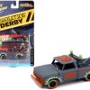 1965 Chevrolet Tow Truck #65 Derby Smoke Gray with Graphics "Demolition Derby" "Street Freaks" Series Limited Edition to 15196 pieces Worldwide 1/64 Diecast Model Car by Johnny Lightning - Image 2