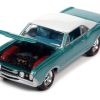 1967 Oldsmobile 442 W-30 Aquamarine Metallic with White Top "MCACN (Muscle Car and Corvette Nationals)" Limited Edition to 4164 pieces Worldwide "Muscle Cars USA" Series 1/64 Diecast Model Car by Johnny Lightning - Image 2