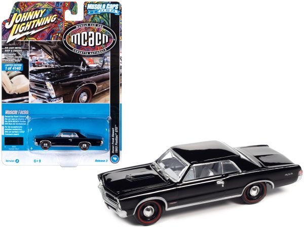 1965 Pontiac GTO Starlight Black with White Interior "MCACN (Muscle Car and Corvette Nationals)" Limited Edition to 4140 pieces Worldwide "Muscle Cars USA" Series 1/64 Diecast Model Car by Johnny Lightning - Image 2