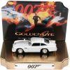Aston Martin DB5 RHD (Right Hand Drive) Silver Metallic 007 (James Bond) "GoldenEye" (1995) Movie with Collectible Tin Display "Silver Screen Machines" Series 1/64 Diecast Model Car by Johnny Lightning