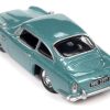 1966 Aston Martin DB5 RHD (Right Hand Drive) Caribbean Pearl Blue Metallic "Classic Gold Collection" 2023 Release 1 Limited Edition to 4428 pieces Worldwide 1/64 Diecast Model Car by Johnny Lightning