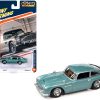 1966 Aston Martin DB5 RHD (Right Hand Drive) Caribbean Pearl Blue Metallic "Classic Gold Collection" 2023 Release 1 Limited Edition to 4428 pieces Worldwide 1/64 Diecast Model Car by Johnny Lightning - Image 2