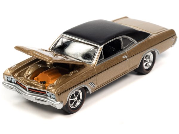 1967 Buick GS 400 Gold Mist Metallic with Matt Black Top Limited Edition to 2524 pieces Worldwide "OK Used Cars" 2023 Series 1/64 Diecast Model Car by Johnny Lightning - Image 2