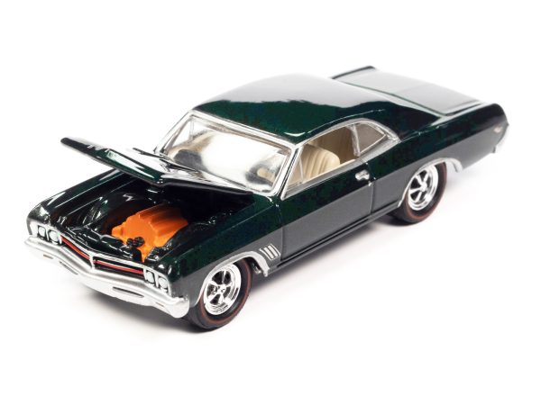 1967 Buick GS 400 Verde Green Metallic Limited Edition to 2524 pieces Worldwide "OK Used Cars" 2023 Series 1/64 Diecast Model Car by Johnny Lightning - Image 2
