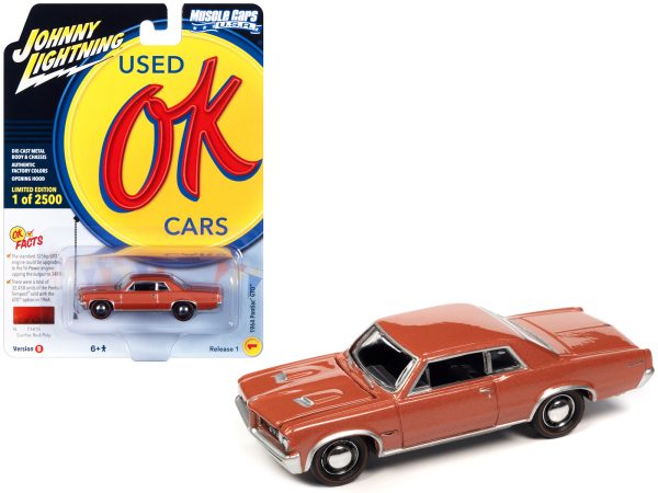 1964 Pontiac GTO Sunfire Red Metallic Limited Edition to 2500 pieces Worldwide "OK Used Cars" 2023 Series 1/64 Diecast Model Car by Johnny Lightning - Image 2
