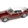 1976 Oldsmobile Cutlass Supreme Dark Blue Metallic with White Top & Interior & 1972 Buick Riviera Burnish Bronze Metallic with White Top & Interior "Super Seventies" Set of 2 Cars "2-Packs" 2023 Release 2 1/64 Diecast Model Cars by Johnny Lightning - Image 2