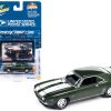 1969 Chevrolet Camaro Z/28 Green Metallic with White Stripes "United States Postal Service" "Pop Culture" 2023 Release 3  1/64 Diecast Model Car by Johnny Lightning - Image 2