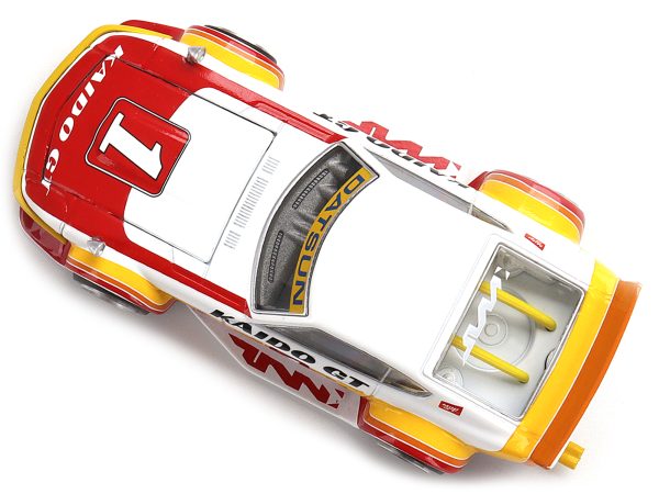 Datsun Fairlady Z Kaido GT V1 RHD (Right Hand Drive) #1 White with Stripes (Designed by Jun Imai) "Kaido House" Special 1/64 Diecast Model Car by True Scale Miniatures - Image 4