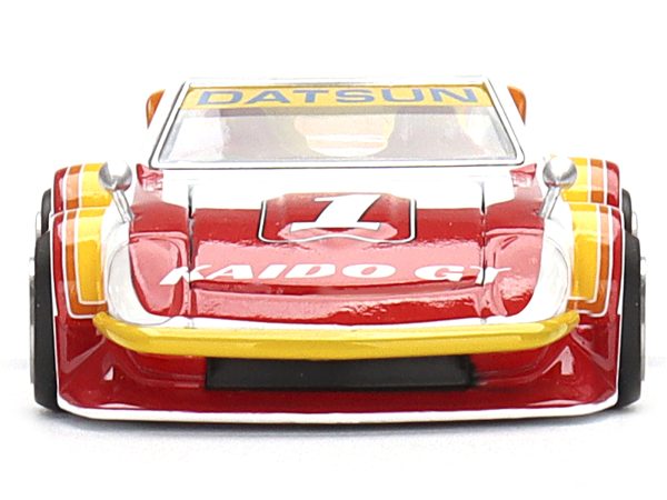 Datsun Fairlady Z Kaido GT V1 RHD (Right Hand Drive) #1 White with Stripes (Designed by Jun Imai) "Kaido House" Special 1/64 Diecast Model Car by True Scale Miniatures - Image 2