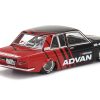 Datsun 510 Pro Street "ADVAN" Black and Red (Designed by Jun Imai) "Kaido House" Special 1/64 Diecast Model Car by True Scale Miniatures