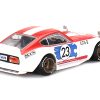 Nissan Fairlady Z RHD (Right Hand Drive) #23 "Kaido GT Omori Works" White and Red with Graphics (Designed by Jun Imai) "Kaido House" Special 1/64 Diecast Model Car by True Scale Miniatures - Image 2