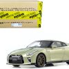 Nissan GT-R Premium Edition T-Spec RHD (Right Hand Drive) Millenium Jade Green Metallic 1/18 Model Car by Kyosho - Image 5