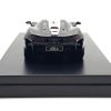 McLaren Elva Convertible #4 Carbon Black with White and Red Stripes 1/64 Diecast Model Car by LCD Models - Image 2