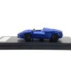 McLaren Elva Convertible Matt Blue Metallic 1/64 Diecast Model Car by LCD Models - Image 2