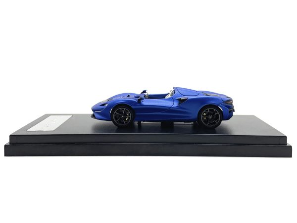 McLaren Elva Convertible Matt Blue Metallic 1/64 Diecast Model Car by LCD Models - Image 2