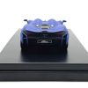 McLaren Elva Convertible Matt Blue Metallic 1/64 Diecast Model Car by LCD Models