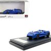 McLaren Elva Convertible Matt Blue Metallic 1/64 Diecast Model Car by LCD Models - Image 4