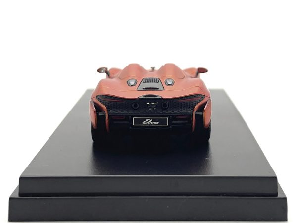 McLaren Elva Convertible #4 Matt Orange Metallic 1/64 Diecast Model Car by LCD Models - Image 2