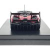 McLaren Senna GTR #36 Red with Black Top and Graphics 1/64 Diecast Model Car by LCD Models - Image 3