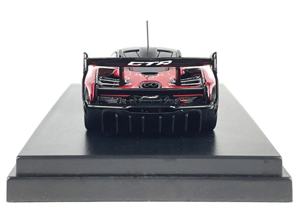 McLaren Senna GTR #36 Red with Black Top and Graphics 1/64 Diecast Model Car by LCD Models - Image 3