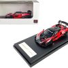 McLaren Senna GTR #36 Red with Black Top and Graphics 1/64 Diecast Model Car by LCD Models - Image 4