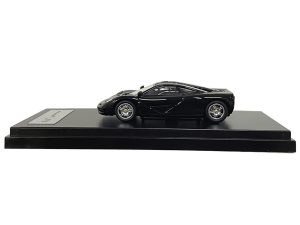 McLaren F1 Black 1/64 Diecast Model Car by LCD Models