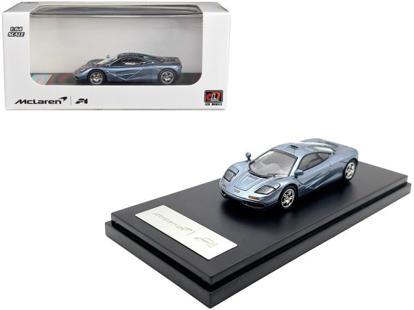 McLaren F1 Blue Metallic 1/64 Diecast Model Car by LCD Models - Image 4