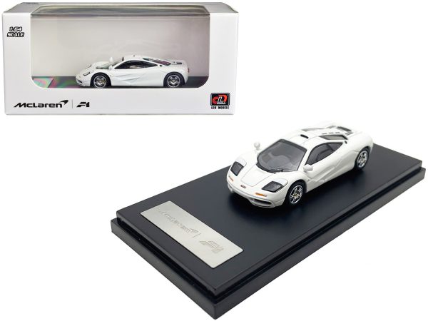 McLaren F1 White 1/64 Diecast Model Car by LCD Models - Image 4