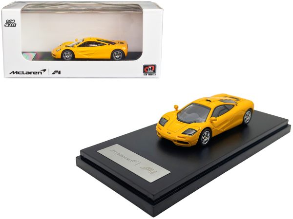 McLaren F1 Yellow 1/64 Diecast Model Car by LCD Models - Image 4