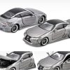 Lexus LC500 LB Works RHD (Right Hand Drive) Silver Metallic with Black Top and Graphics Limited Edition to 1200 pieces 1/64 Diecast Model Car by Era Car