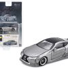 Lexus LC500 LB Works RHD (Right Hand Drive) Silver Metallic with Black Top and Graphics Limited Edition to 1200 pieces 1/64 Diecast Model Car by Era Car - Image 2