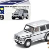 Mercedes Benz G63 (SDU) Palladium Silver Metallic 1ST Special Edition with Police Dog 1/64 Diecast Model Car by Era Car