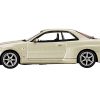 Nissan Skyline GT-R (R34) M-Spec RHD (Right Hand Drive) Silica Breath Gold Metallic Limited Edition to 3000 pieces Worldwide 1/64 Diecast Model Car by True Scale Miniatures - Image 2