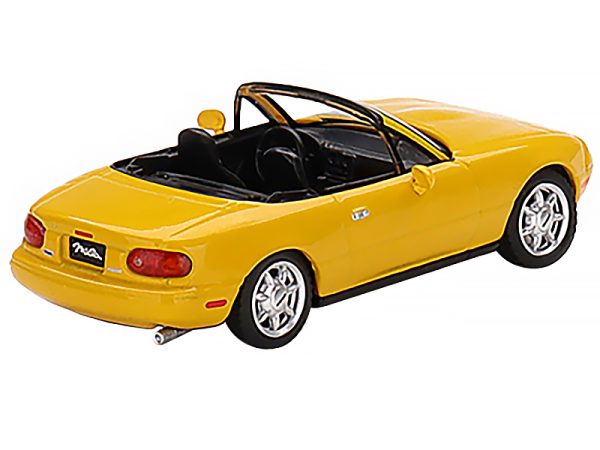Mazda Miata MX-5 (NA) Convertible Sunburst Yellow Limited Edition to 2400 pieces Worldwide 1/64 Diecast Model Car by True Scale Miniatures - Image 3