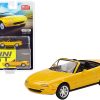 Mazda Miata MX-5 (NA) Convertible Sunburst Yellow Limited Edition to 2400 pieces Worldwide 1/64 Diecast Model Car by True Scale Miniatures - Image 4