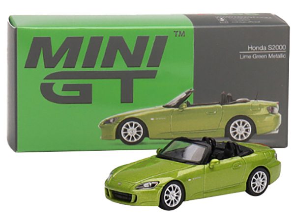 Honda S2000 (AP2) Convertible Lime Green Metallic Limited Edition to 1800 pieces Worldwide 1/64 Diecast Model Car by True Scale Miniatures - Image 3