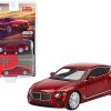 2022 Bentley Continental GT Speed Candy Red Limited Edition to 1200 pieces Worldwide 1/64 Diecast Model Car by True Scale Miniatures - Image 3
